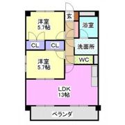 レージュ中根の間取り画像