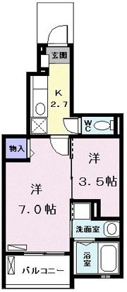 ベルドゥーラの間取り画像