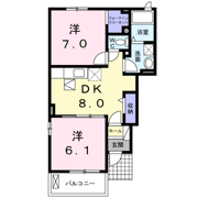 レジデンススクエアFの間取り画像