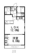 フィオーレAの間取り画像