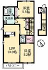 グランドソレイユ A棟の間取り画像
