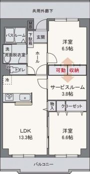 サンセールの間取り画像