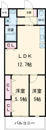 ステラウッド古室の間取り画像