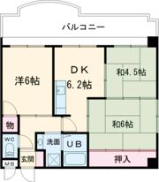 ロイヤルコーポ加古川の間取り画像