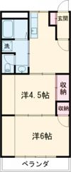 ライフステージ広瀬 京田Ⅰの間取り画像