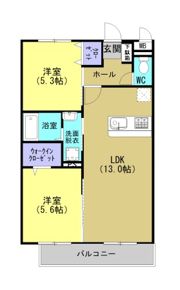 レリアテラス稲荷町の間取り画像