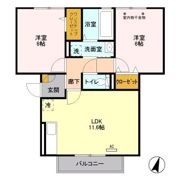 ベル八潮の間取り画像