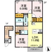 ムーンボウの間取り画像