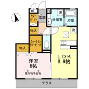 ミルフルール Ⅱの間取り画像