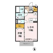 セジュール便船塚の間取り画像
