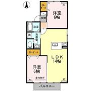 Kita壱番館 A棟の間取り画像