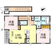 エスタシオンくずは台場の間取り画像