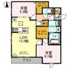 AZUR上中条の間取り画像