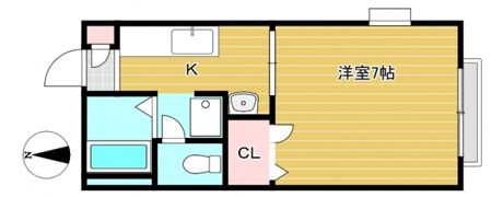 コーポ141 B棟の間取り画像