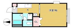 コーポ141 B棟の間取り画像