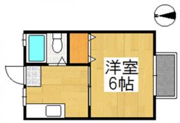 ナショナルサンシティABCの間取り画像