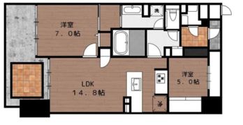 ロイヤルガーデン中山下の間取り画像