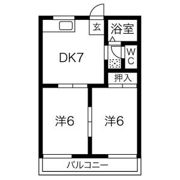 ファミールハイツ B棟の間取り画像