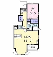 ボンヌシャンス cの間取り画像