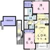 Heart House Ⅰの間取り画像