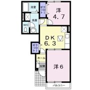 TIWアパートメンツの間取り画像
