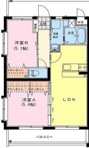 maison de perle（メゾン ド ペルル）の間取り画像