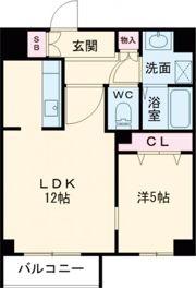 aurato水前寺の間取り画像