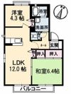 ノーザンライツ B棟の間取り画像