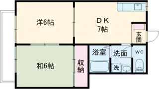 フラワーコーポRの間取り画像