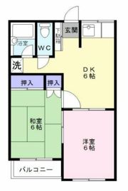 朝日マンションの間取り画像