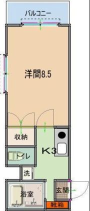 トーマス天久の間取り画像