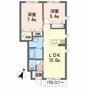 エターナル・グリーンⅠの間取り画像