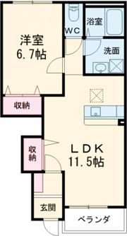 Pension richesseⅡ（パンションリシェスⅡ）の間取り画像