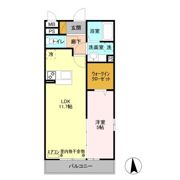 プランドール幸房 参番館の間取り画像