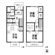 ル・ソレイユシェソワ ABCDの間取り画像