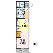 ディアコートの間取り画像