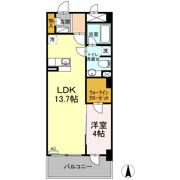 フィーノ武蔵小杉の間取り画像