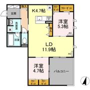 Grace Court YAMATOの間取り画像