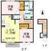 クロワール B棟の間取り画像