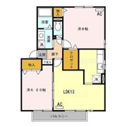 アスコット Bの間取り画像