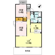 グリーンコーポ友沢の間取り画像