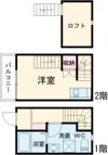 アースクエイク鯏浦A棟の間取り画像