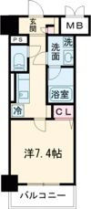 シャルマンソワレ名駅の間取り画像