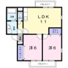 La．Aki Ⅲの間取り画像