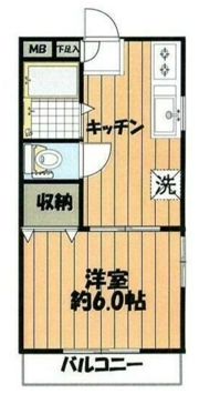 ハイツプロスパの間取り画像