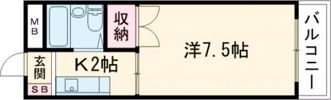 マルエスマンションの間取り画像