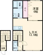 テイルウインドⅠの間取り画像