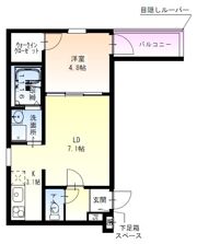 フジパレス東釘貫丁の間取り画像