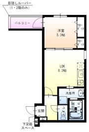 フジパレス東釘貫丁の間取り画像