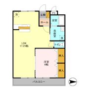 ハマノハイツの間取り画像